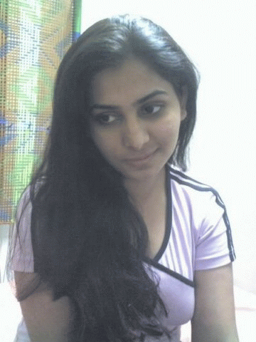 A women smiling